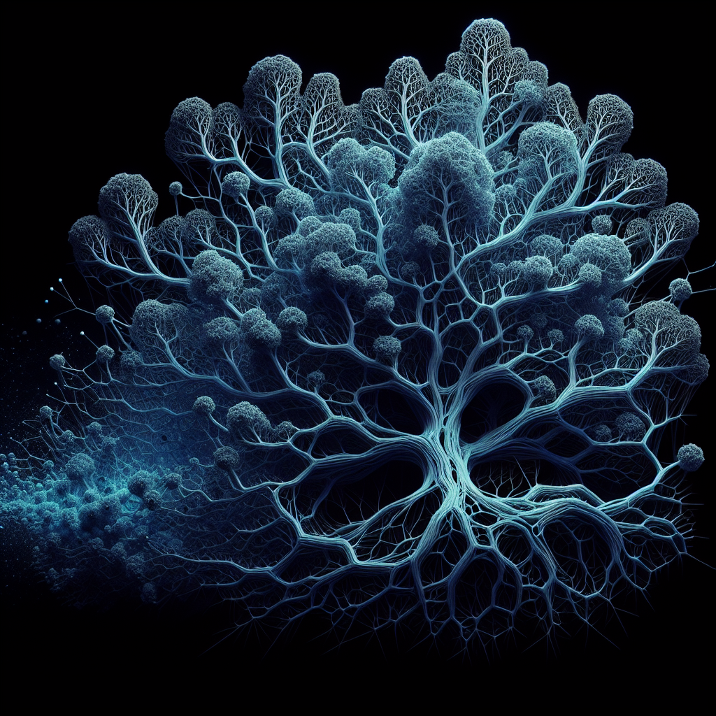 The Wavy Blue Journey of the Mighty Mycelium