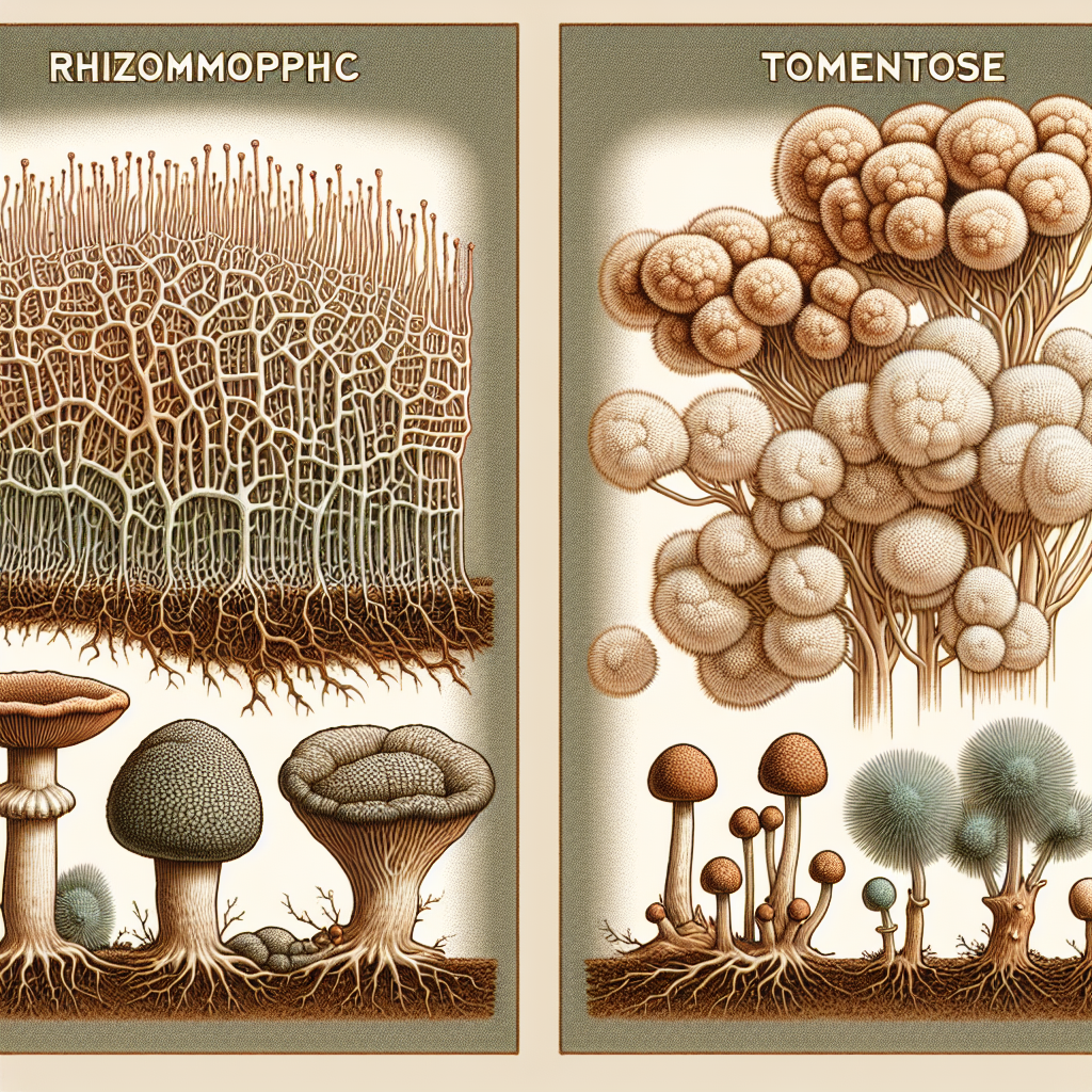 Understanding the Differences: Rhizomorphic vs Tomentose Mycelium