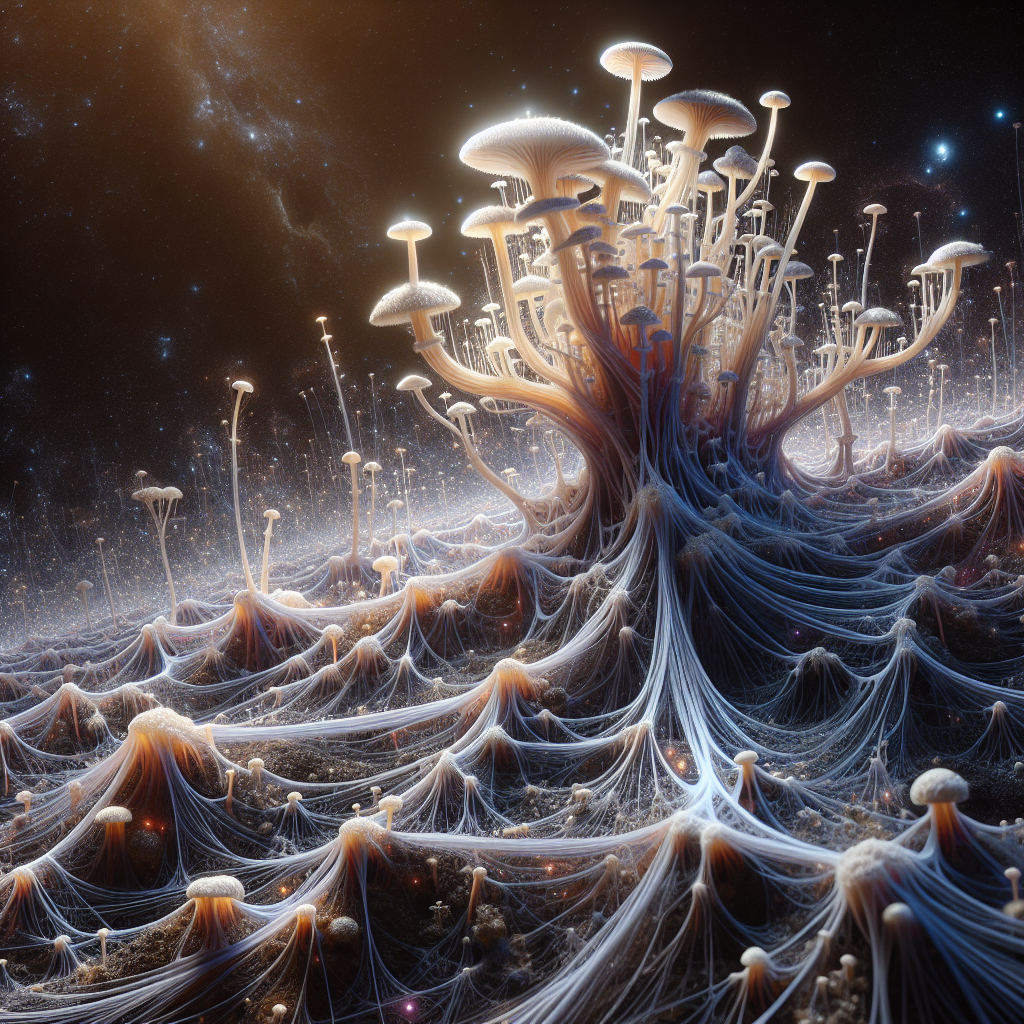 The Hidden Network of Mushroom and Mycelium