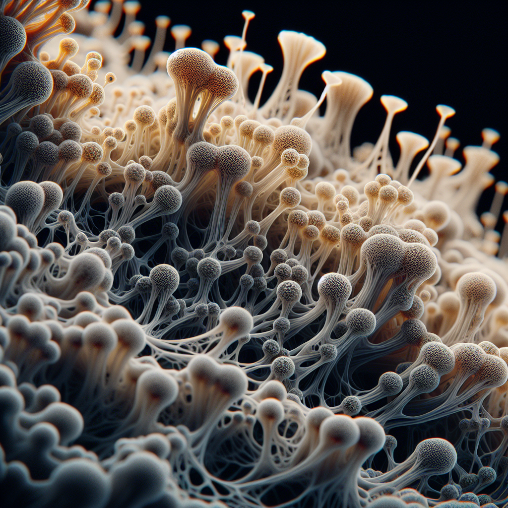 The Intricate Network of Mycelium Mushroom Spores