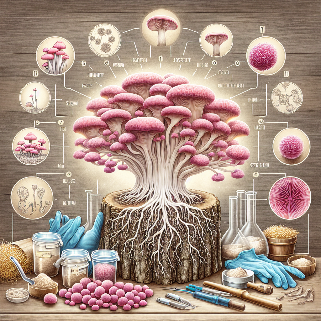 Understanding the Cultivation Process of Pink Oyster Mushroom Mycelium