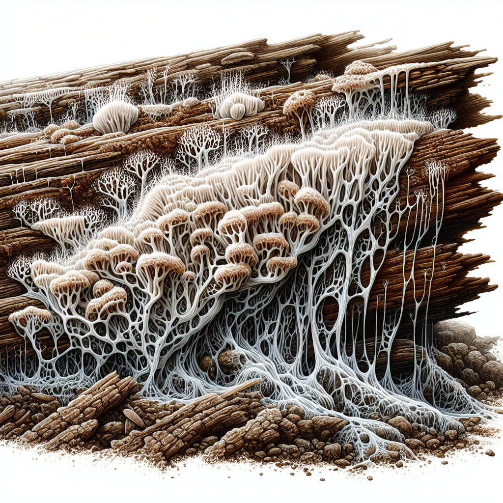 Understanding the Growth of Wet Rot Mycelium